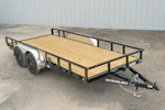 PJ Trailers 16'x83" Tandem Axle 4" Channel Utility Trailer (UL) Stock #UL21632CSRK-SP02-SR22 - Thumbnail 1