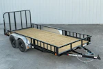 PJ Trailers 20'x83" Tandem Axle 4" Channel Utility Trailer (UL) Stock #92566 - Thumbnail 1