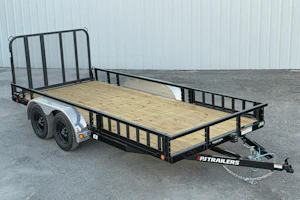PJ Trailers 20'x83" Tandem Axle 4" Channel Utility Trailer (UL)