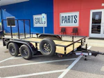 Texas Bragg 12'x83" Utility Trailer w/ 4' Gate (U2) Stock #93213 - Thumbnail 1