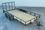 Texas Bragg 16'x83" Utility Trailer w/ 4' Gate (U2) Stock #88919 - Thumbnail 1