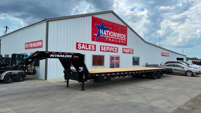 PJ Trailers 40'x102" Flatbed Trailer w/ Duals & Air-ride (FD)