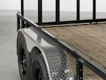 PJ Trailers 14'x83" Tandem Axle Channel Utility Trailer w/ Fold-In Gate (UL) Stock #92925 - Thumbnail 6