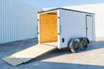 Spartan 6'x12' Enclosed Cargo Trailer w/ Rear Ramp Door (C2) Stock #89608 - Thumbnail 4