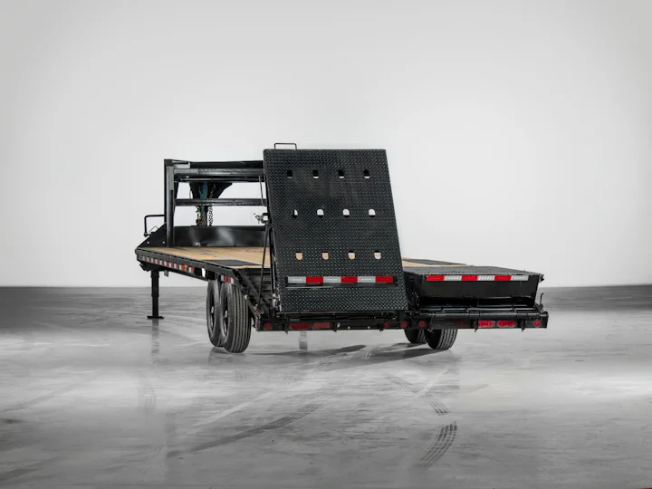 PJ Trailers Quest Flatdeck With Singles, studio view 17