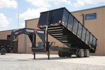 Texas Pride 20'x102" Telescopic Dump Trailer w/ 48" Sides & Rear Barn Doors Stock #93696 - Thumbnail 1
