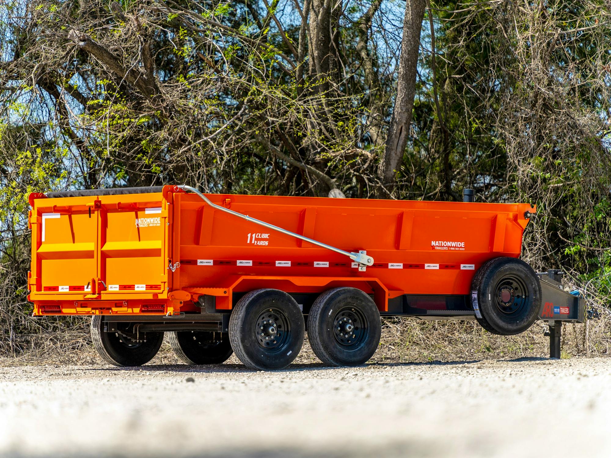 ARC Trailers ARC BDT 14' × 83" Telescopic Dump Trailer