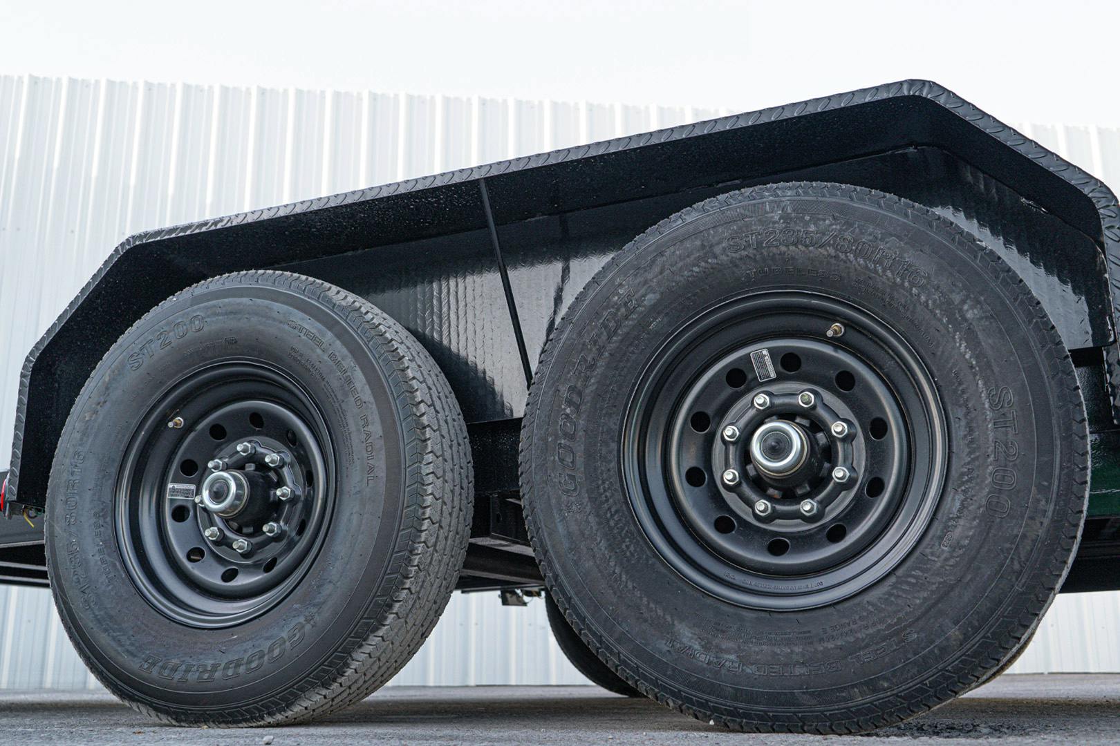 PJ Trailers 24'x82" Gooseneck 6" Channel Equipment Gravity Tilt Trailer (T6)