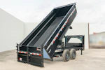 PJ Trailers 16'x83" Low Pro High Side Dump Trailer w/ 3' Sides (DM) Stock #90329 - Thumbnail 1
