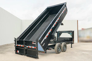 PJ Trailers 16'x83" Low Pro High Side Dump Trailer w/ 3' Sides (DM)