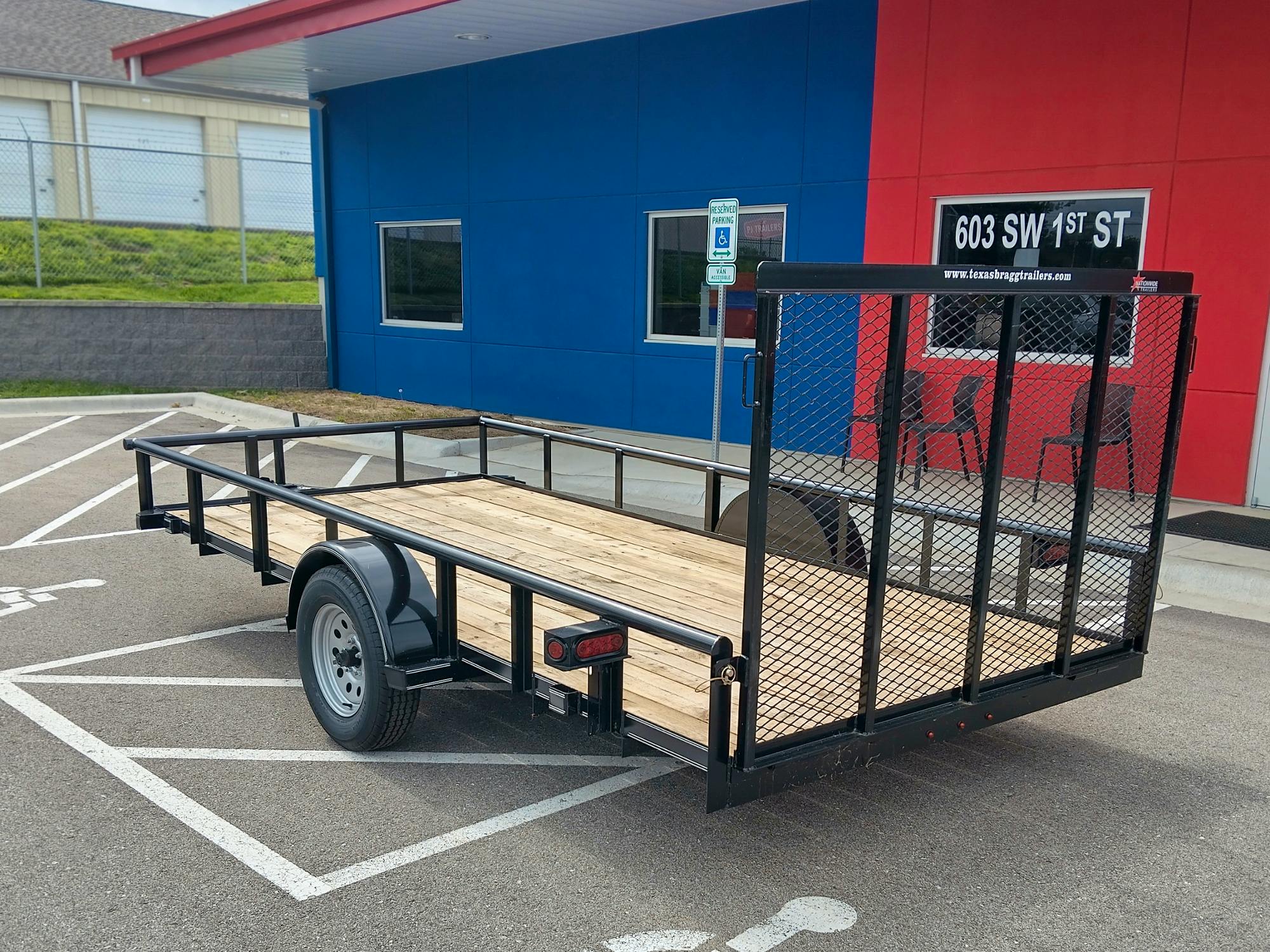 Texas Bragg 14P Utility Trailer Stock #14P - Thumbnail 3