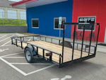 Texas Bragg 14'x77" Utility Trailer w/ 4' Gate (U1) Stock #88928 - Thumbnail 3
