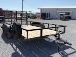 Top Hat 14'x83" Pipe Top Tandem Axle Utility Trailer w/ Ramp Gate Stock #96032 - Thumbnail 1