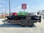 PJ Trailers 14'x83" Channel Dump Trailer (D7) Stock #91258 - Thumbnail 1