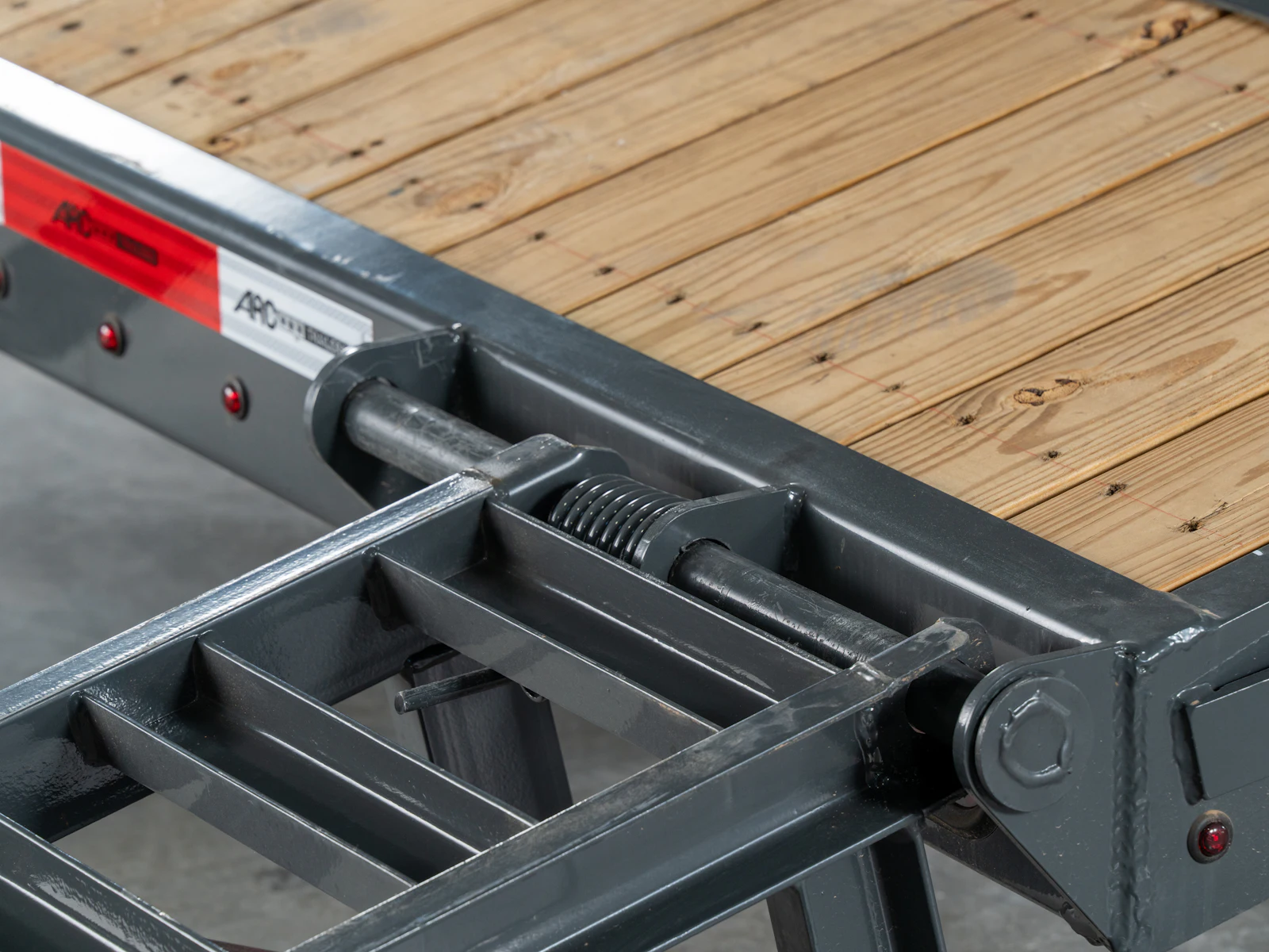 Grey ARC Trailers BEG 20-foot 14K bumper-pull equipment trailer, studio gallery image 23