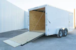 Spartan 7 x 16 ft · 7K GVWR · white · 6 ft 6 in interior · StableDeck floor Stock #89644 - Thumbnail 6