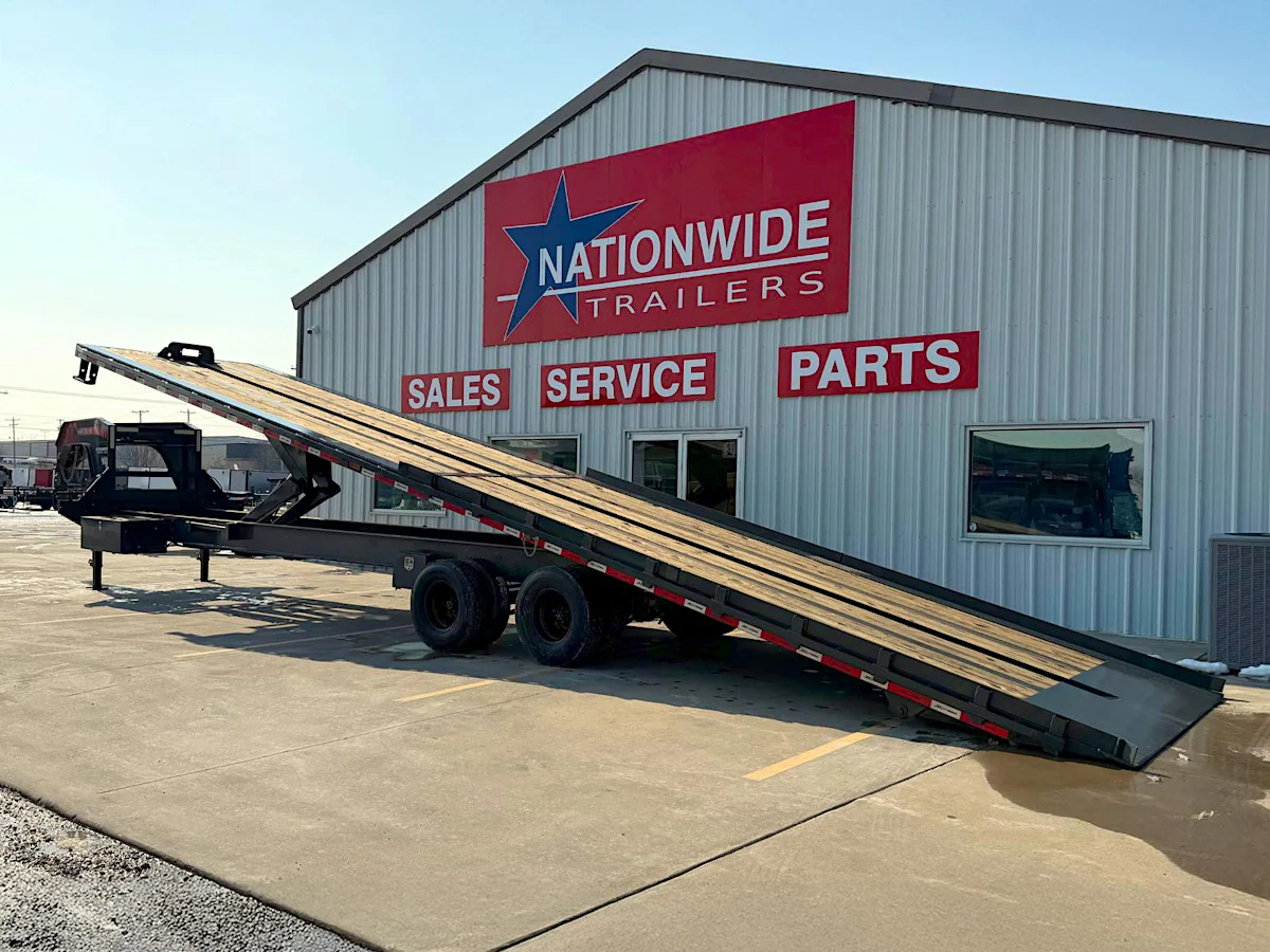 ARC Trailers 40'x102" Gooseneck Container Hauler Trailer (GCT) - Stock #arc-a-gct-4024-gy-dc2hs-q-14p-st4 - Image 1 of 8 ARC Trailers 40'x102" Gooseneck Container Hauler Trailer (GCT) - Stock #arc-a-gct-4024-gy-dc2hs-q-14p-st4 - Image 1 of 8
