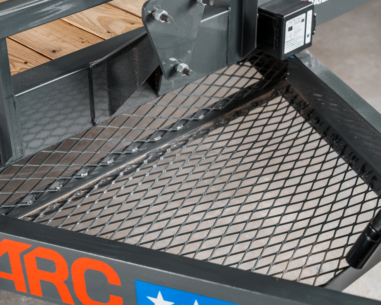Grey ARC Trailers BEG 20-foot 14K bumper-pull equipment trailer, studio gallery image 10