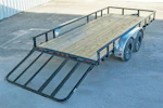 PJ Trailers 16'x83" Tandem Axle 4" Channel Utility Trailer (UL) Stock #89043 - Thumbnail 3