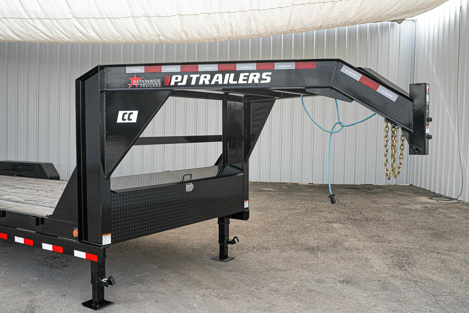 PJ Trailers 24'x83" Gooseneck 6" Channel Equipment Trailer (CC)