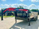 ARC Trailers 14'x83" Gooseneck Telescopic Dump Trailer w/ 3' Sides (GDT) Stock #A-GDT-14143-BKTN-D72BS-14P-ST2 - Thumbnail 1