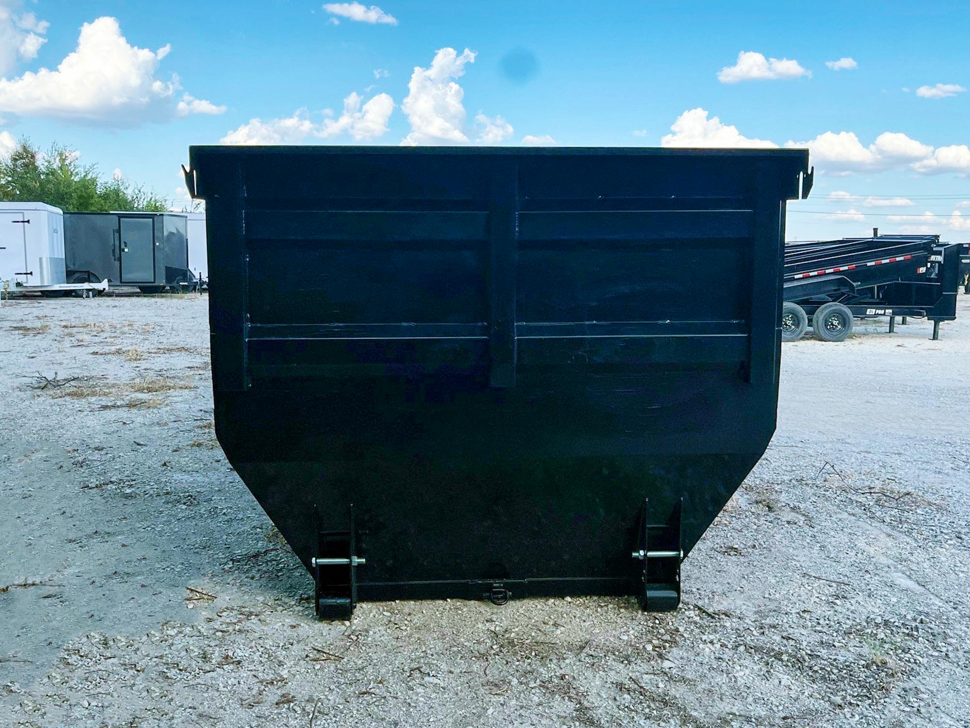ARC Trailers 14' 20YD Steel Dumpster Bin w/ 6' Sides