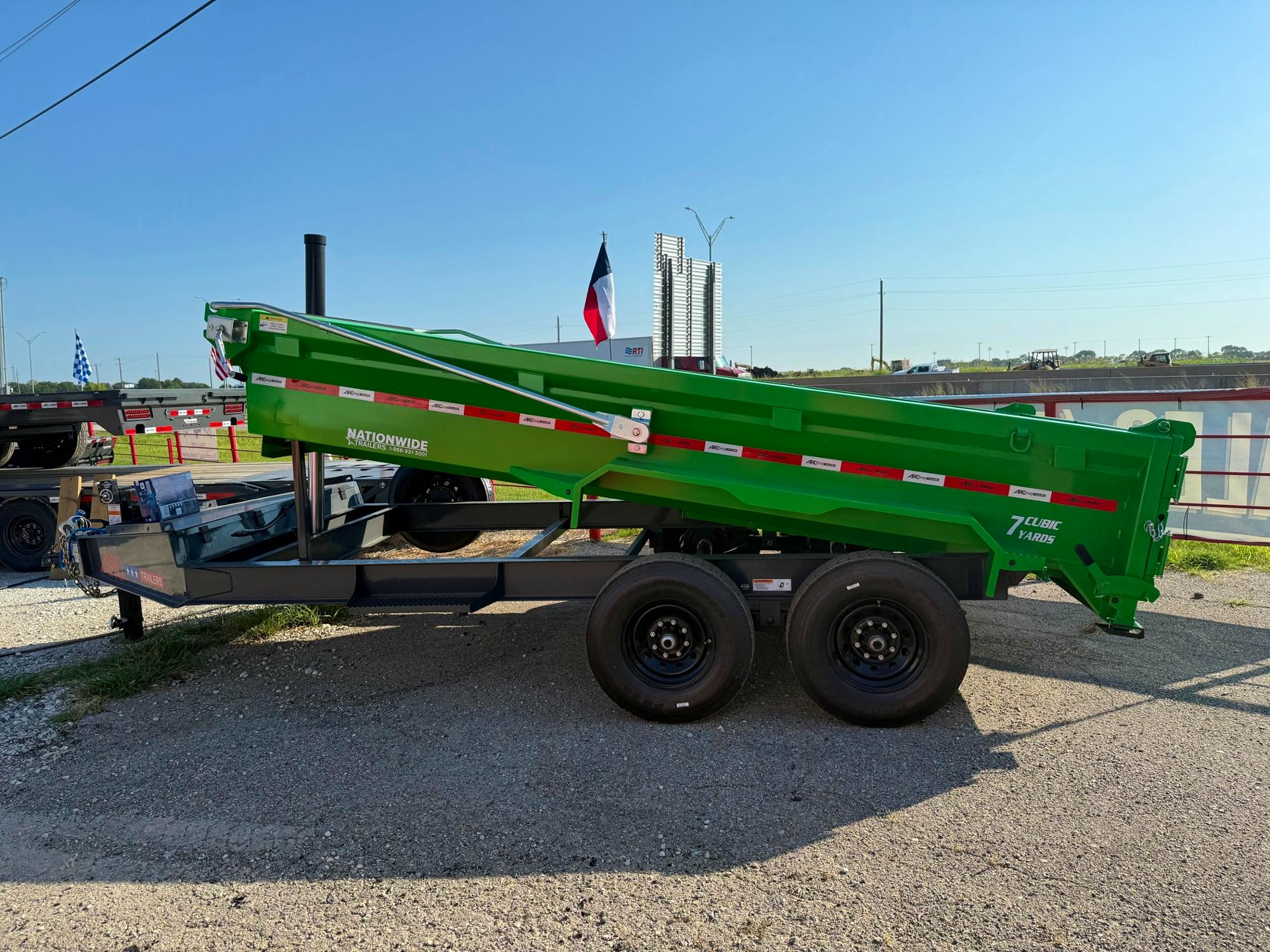 ARC Trailers ARC BDT 14' × 83" Telescopic Dump Trailer
