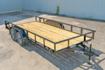 Texas Bragg 16'x83" Utility Trailer w/ Slide-In Ramps (U2) Stock #88959 - Thumbnail 1
