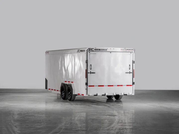 ARC Trailers Bumper Pull Steel Enclosed Cargo, studio view 7