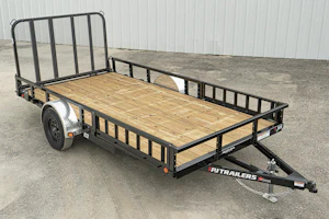 PJ Trailers 14'x83" Single Axle 4" Channel Utility Trailer (U8)