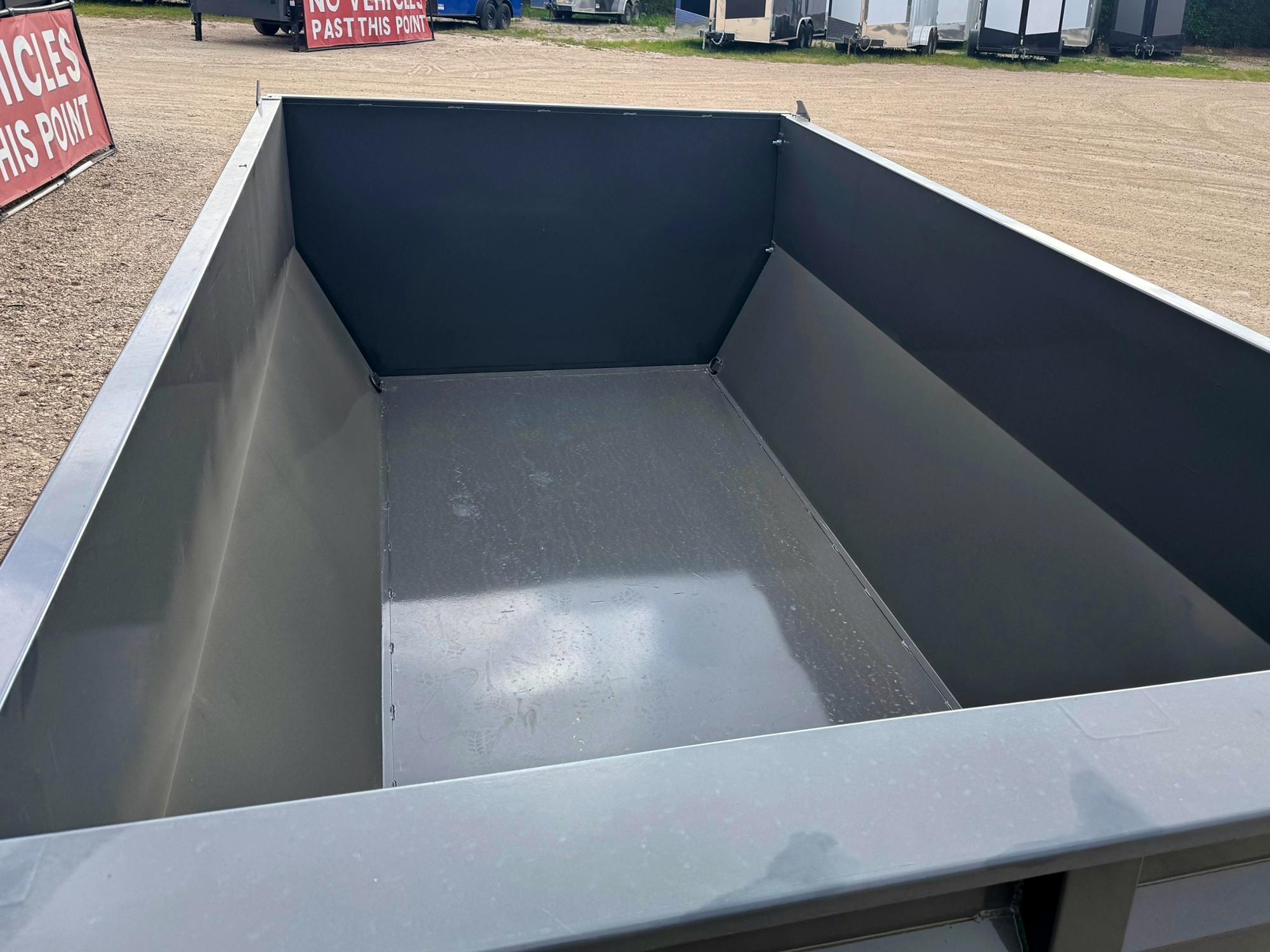 ARC Trailers 14' 14YD Steel Dumpster Bin w/ 4' Sides