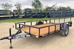 Texas Bragg 12'x77" Utility Trailer w/ 4' Gate (U2) Stock #91095 - Thumbnail 2