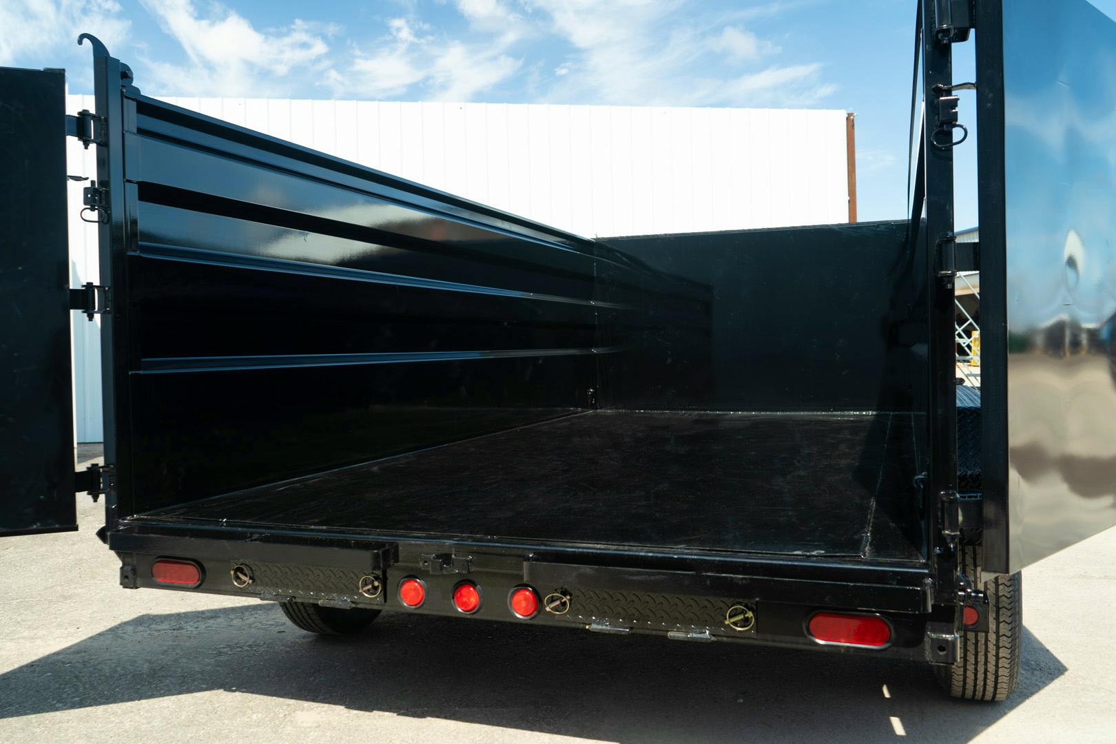 PJ Trailers 14'x83" Low Pro High Side Dump Trailer w/ 4' Sides (DM)