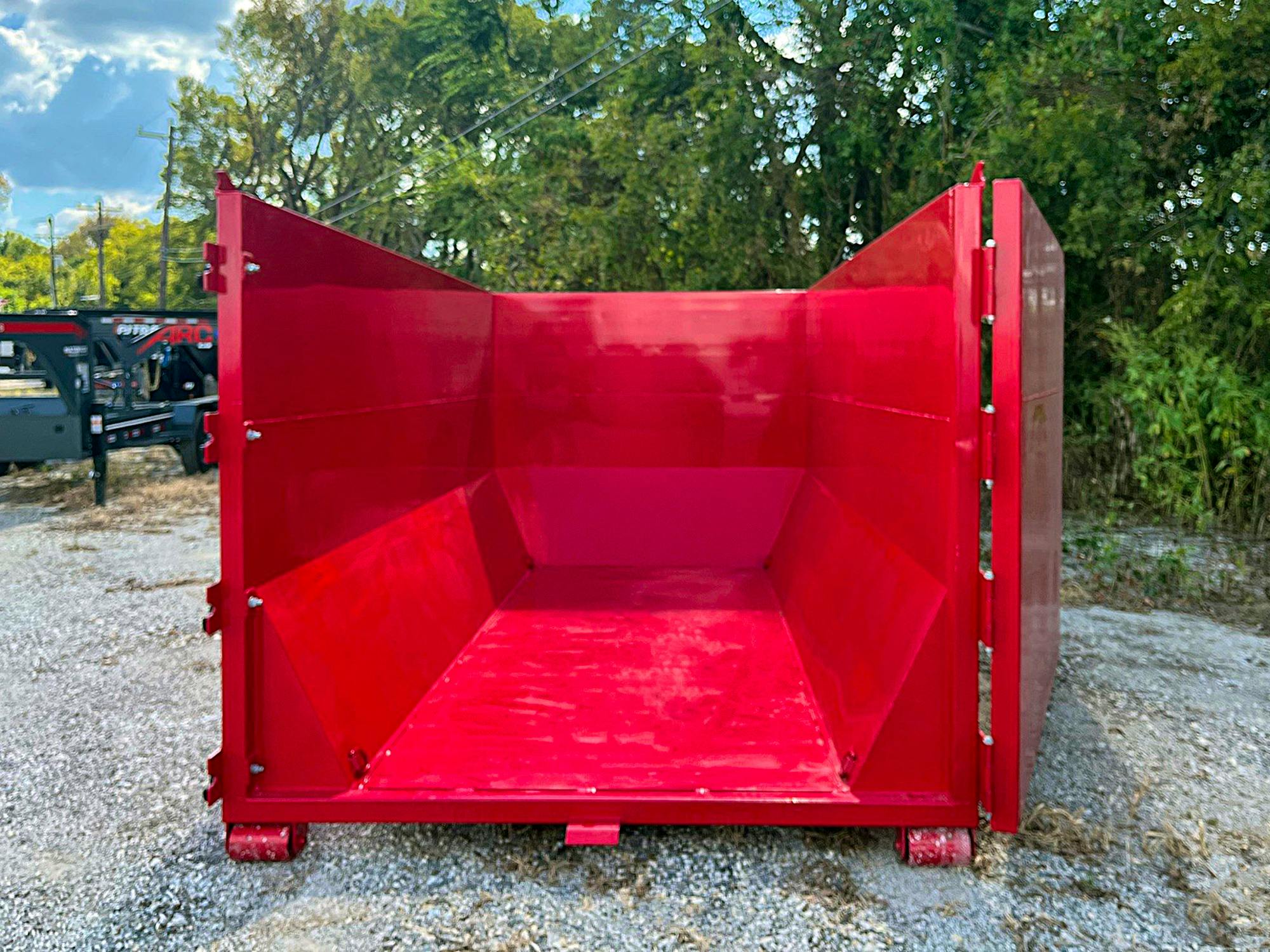 ARC Trailers 14' 20YD Steel Dumpster Bin w/ 6' Sides