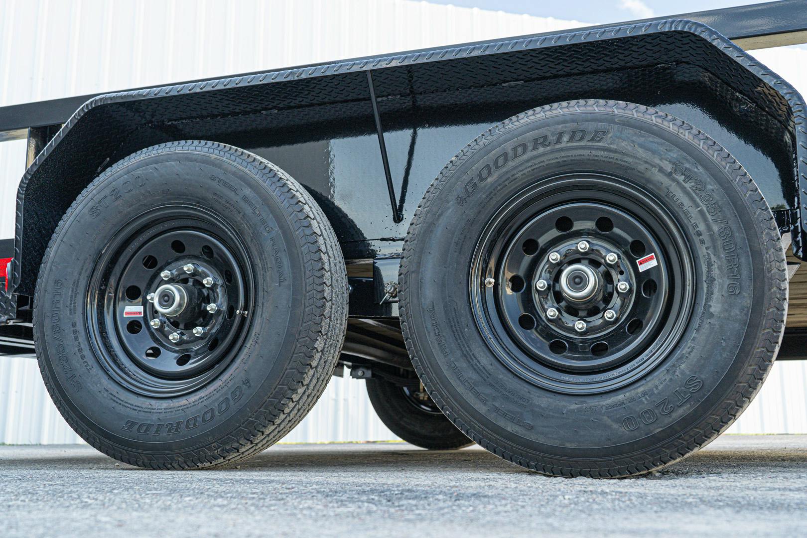 PJ Trailers 16'x83" Angle Pipetop Equipment Trailer (P8)