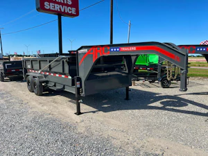ARC Trailers 16'x83" Gooseneck Telescopic Dump Trailer w/ 3' Sides (GDT)