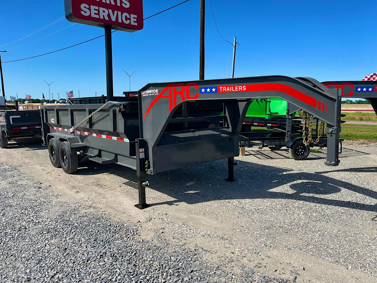 ARC Trailers 16'x83" Gooseneck Telescopic Dump Trailer w/ 3' Sides (GDT) - Stock #93452 - Image 1 of 4 ARC Trailers 16'x83" Gooseneck Telescopic Dump Trailer w/ 3' Sides (GDT) - Stock #93452 - Image 1 of 4