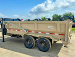 ARC Trailers 14'x83" Gooseneck Telescopic Dump Trailer w/ 3' Sides (GDT) Stock #A-GDT-14143-BKTN-D72BS-14P-ST2 - Thumbnail 2