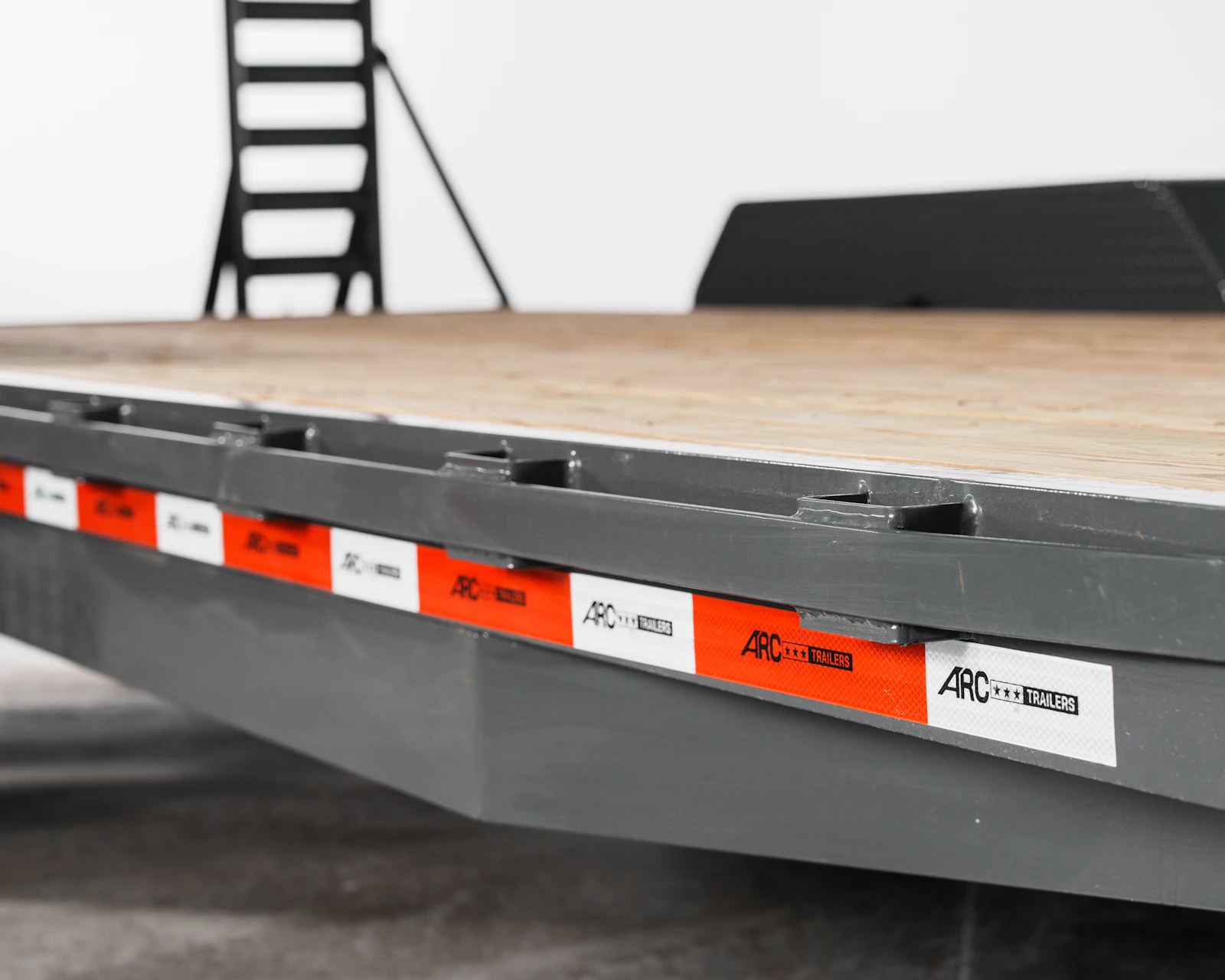 Grey ARC Trailers BEG 20-foot 14K bumper-pull equipment trailer, studio gallery image 15