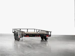 PJ Trailers 14'x83" Tandem Axle Channel Utility Trailer w/ Fold-In Gate (UL) Stock #92925 - Thumbnail 11