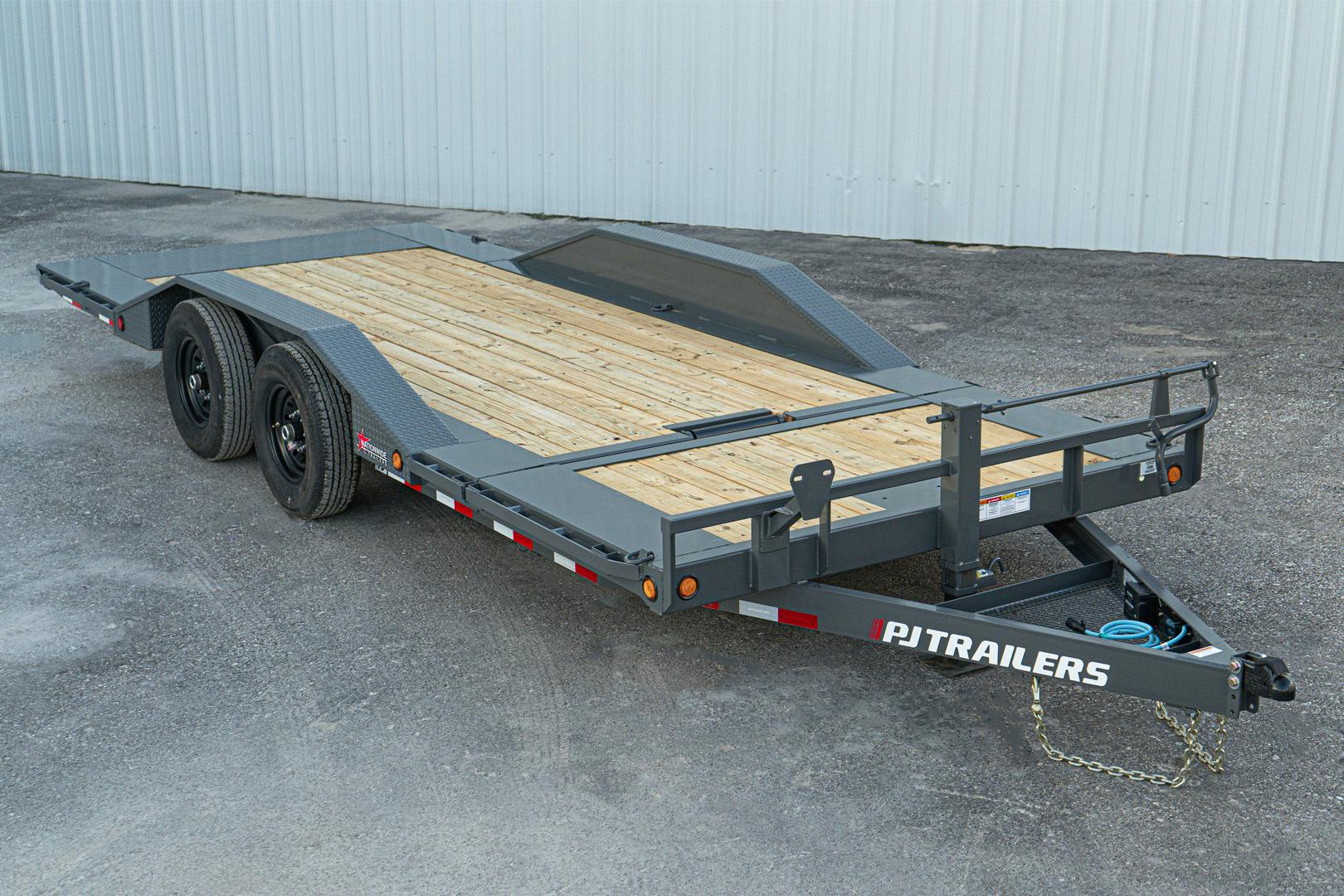 PJ Trailers 20'x102" 6" Channel Super-Wide Gravity Tilt Trailer (TS)