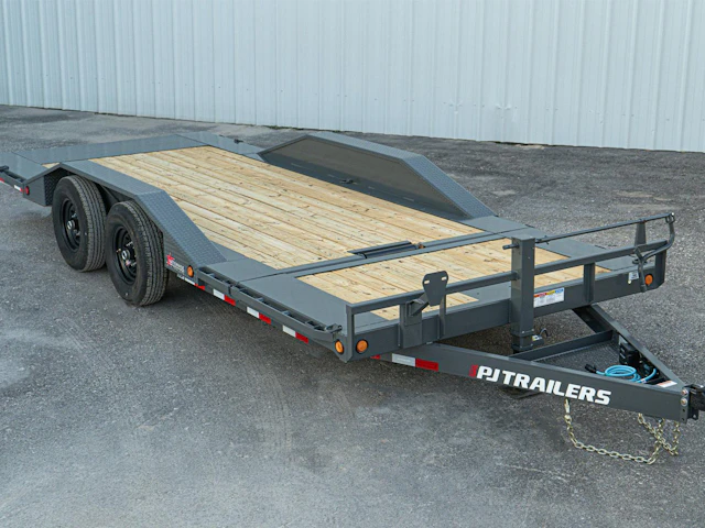 PJ Trailers 20'x102" 6" Channel Super-Wide Gravity Tilt Trailer (TS)