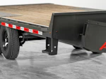 ARC Trailers 22'x102" Bumper Pull Deckover Tilt Trailer (BTD) Stock #arc-a-btd-2214-gy-d72bs-wp - Thumbnail 3