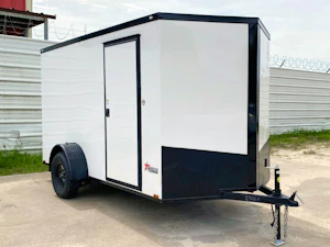 Spartan 6'x12' Enclosed Cargo Trailer w/ Rear Ramp Door (C1)