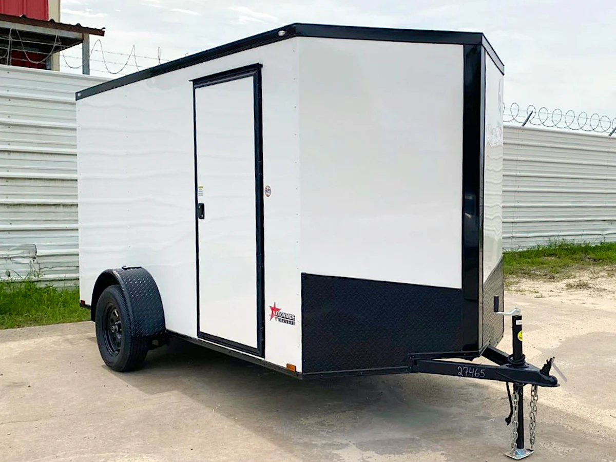 Spartan 6'x12' Single Axle Cargo Trailer (SA) - Stock #92501 - Image 1 of 5 Spartan 6'x12' Single Axle Cargo Trailer (SA) - Stock #92501 - Image 1 of 5