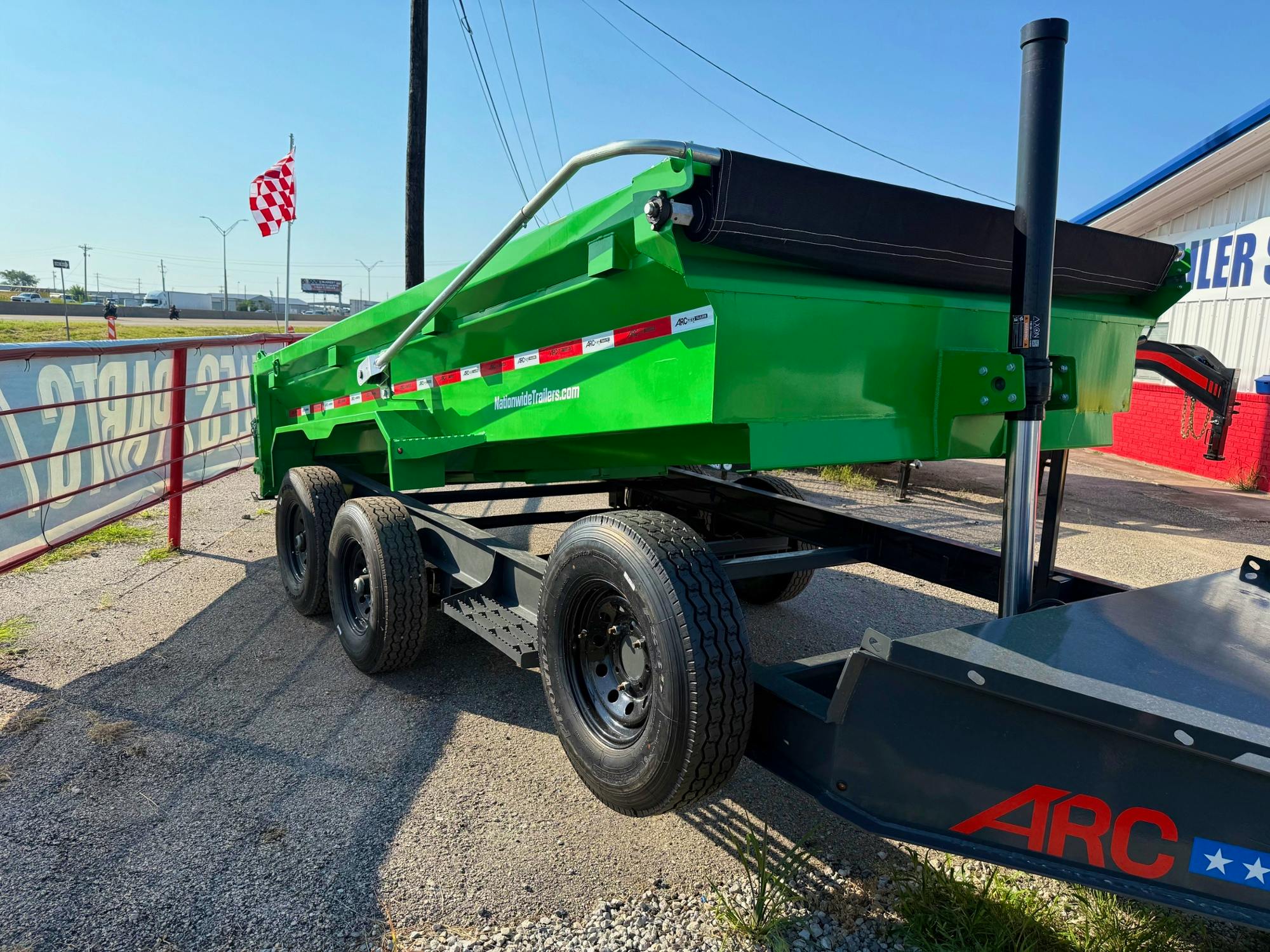 ARC Trailers 14'x83" Telescopic Dump Trailer w/ 2' Sides (BDT) - Stock #A-BDT-14142-GYGR-D72BS-14P-ST2 - Image 1 of 4