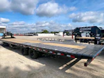 PJ Trailers 40'x102" Gooseneck Flatbed Trailer w/ Hydraulic Dovetail (LY1) Stock #91651 - Thumbnail 1