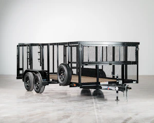 Texas Bragg 16'x83" Landscape Trailer w/ 4' Sides & 4' Gate (L2)