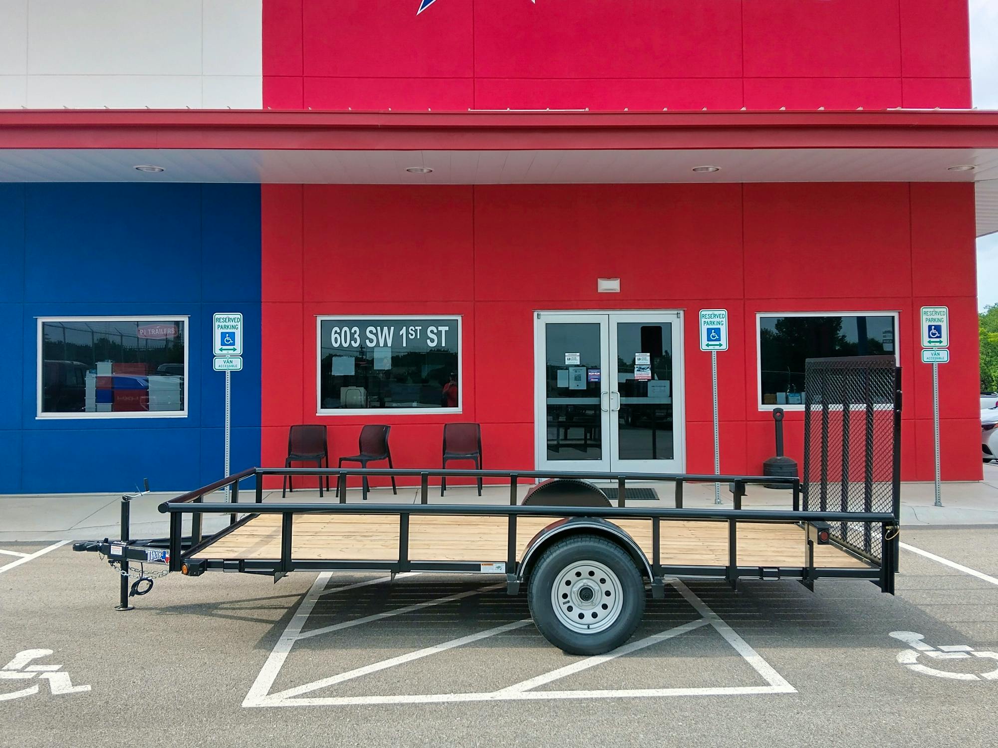 Texas Bragg 14P Utility Trailer Stock #14P - Thumbnail 2