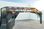 PJ Trailers 16'x83" Gooseneck Low Pro Dump Trailer w/ 2' Sides (DL) Stock #DLS1672BSSK - Thumbnail 4